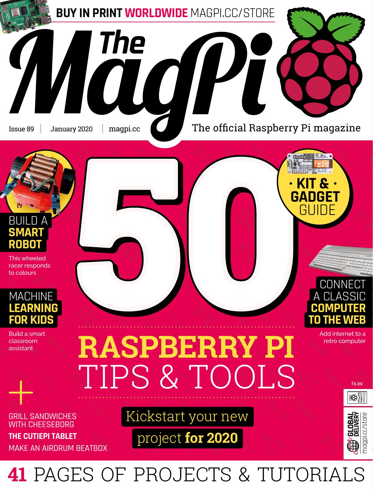 top50raspberrypitipsandtools themagpi issue89