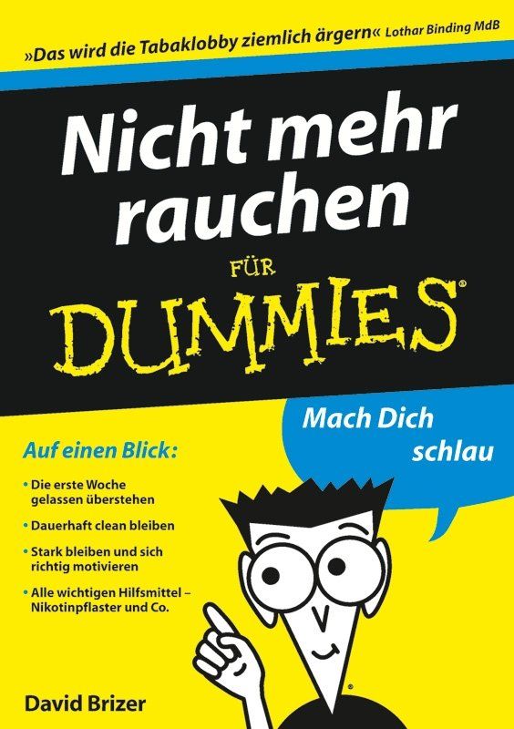 Nicht mehr rauchen für Dummies (German Edition)